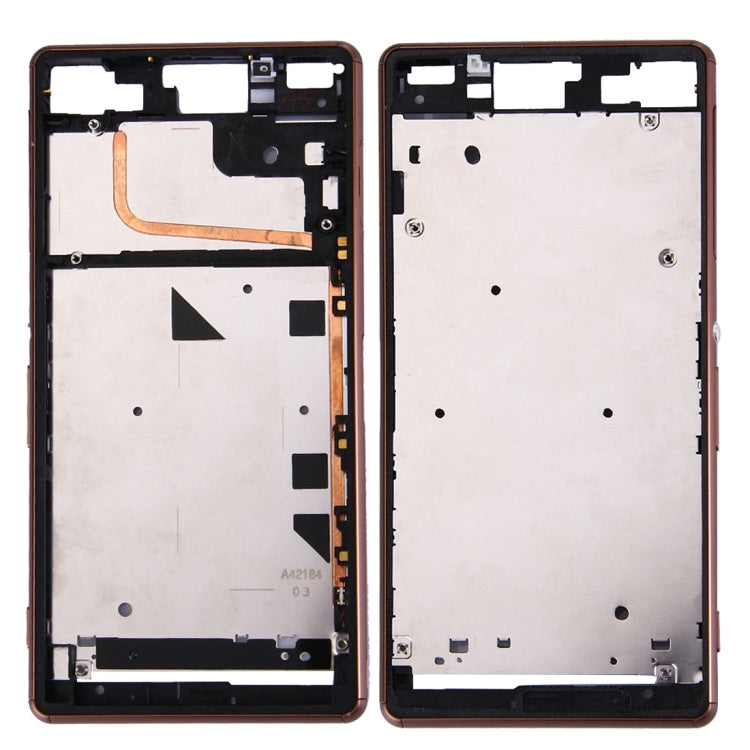 Single SIM Front Housing LCD Frame Bezel for Sony Xperia Z3