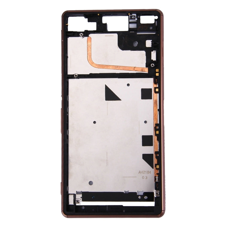 Single SIM Front Housing LCD Frame Bezel for Sony Xperia Z3