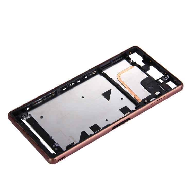 Single SIM Front Housing LCD Frame Bezel for Sony Xperia Z3