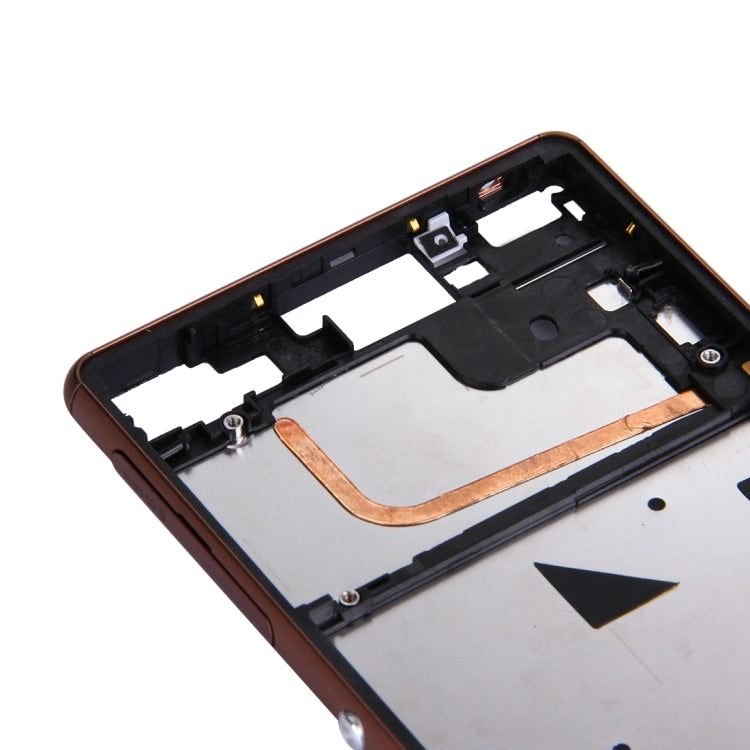 Single SIM Front Housing LCD Frame Bezel for Sony Xperia Z3