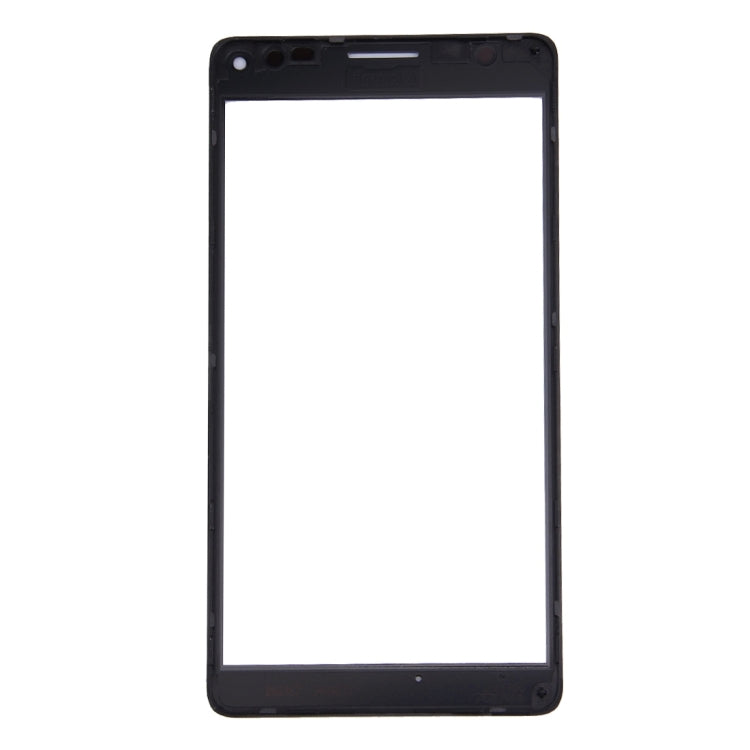Original Front Screen Outer Glass Lens with Frame for Microsoft Lumia 950 XL(Black)