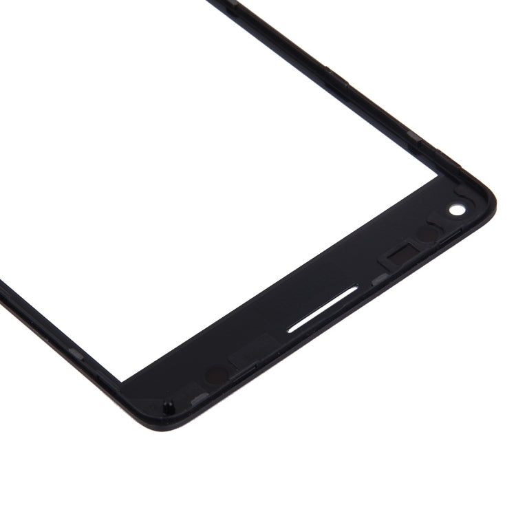 Original Front Screen Outer Glass Lens with Frame for Microsoft Lumia 950 XL(Black)