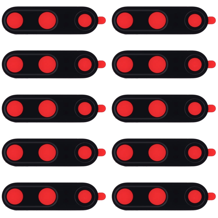 For OnePlus 7 Pro 10pcs Back Camera Lens (Black)