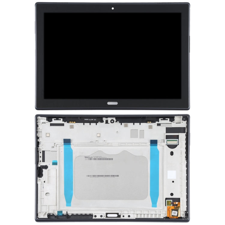 LCD Screen and Digitizer Full Assembly with Frame for Lenovo TAB4 Plus TB-X704 / TB-X704L