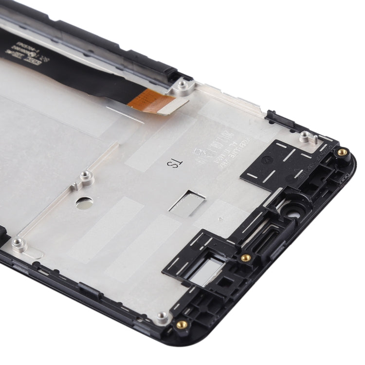 TFT LCD Screen for Wiko View Digitizer Full Assembly with Frame (Black)