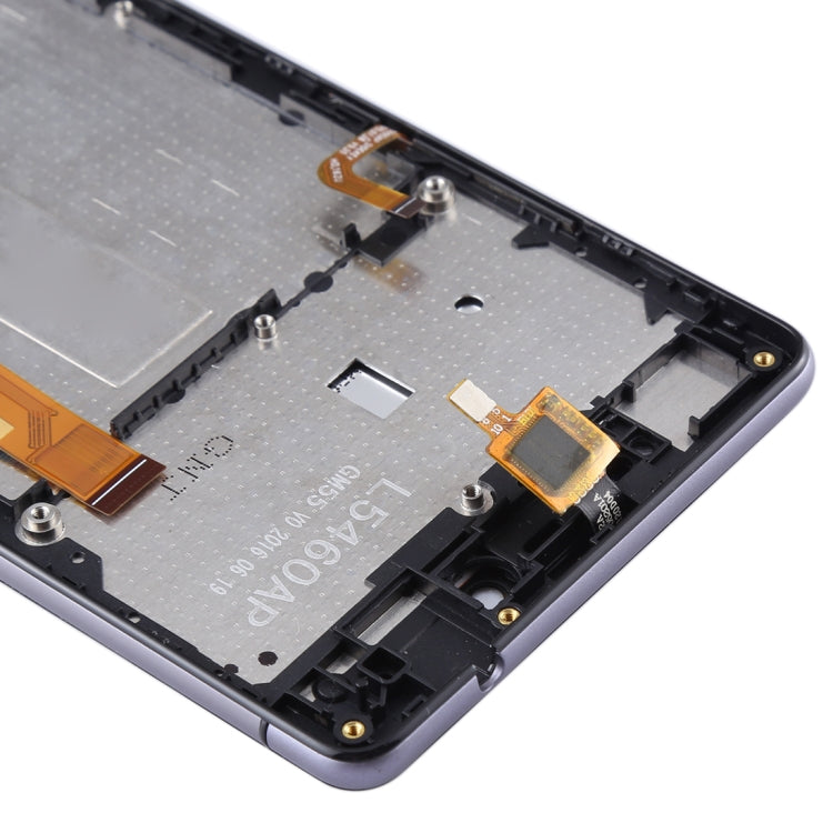 TFT LCD Screen for Wiko Fever 4G Digitizer Full Assembly with Frame (Black)