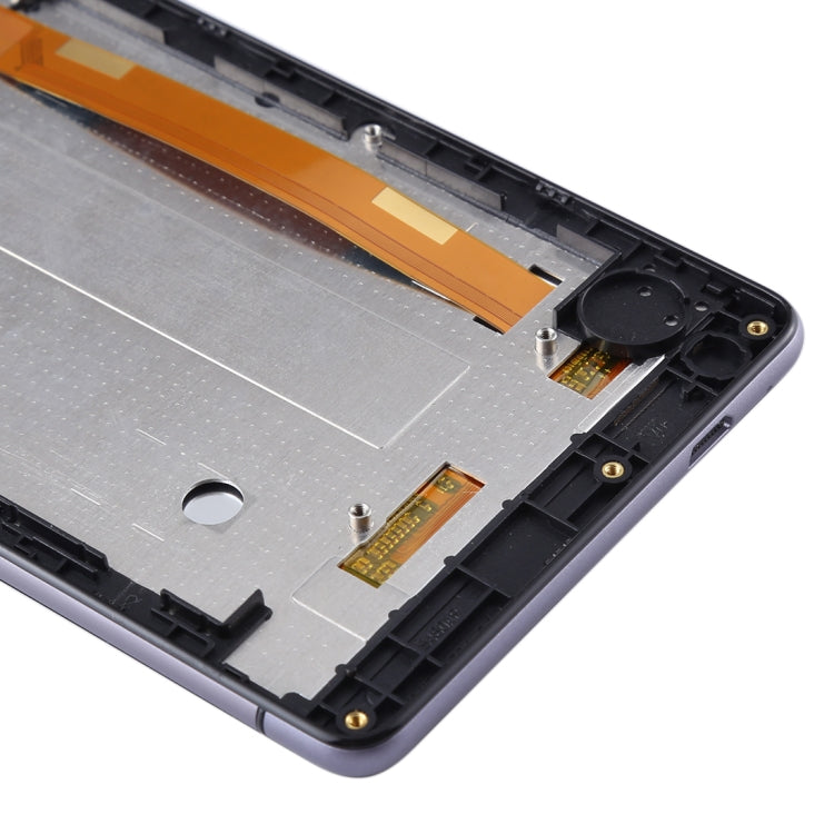 TFT LCD Screen for Wiko Fever 4G Digitizer Full Assembly with Frame (Black)