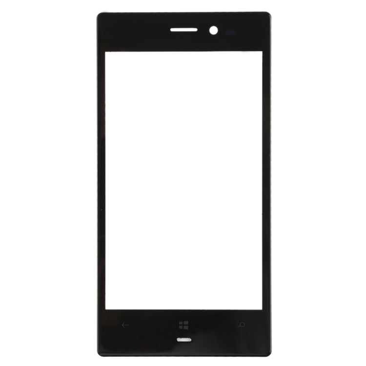 Front Screen Outer Glass Lens for Nokia Lumia 928(Black)