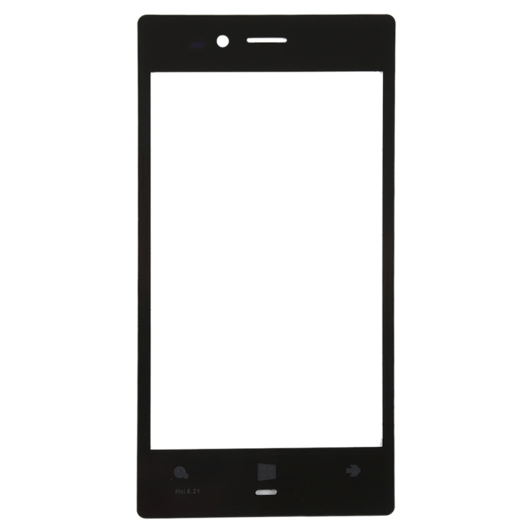 Front Screen Outer Glass Lens for Nokia Lumia 928(Black)