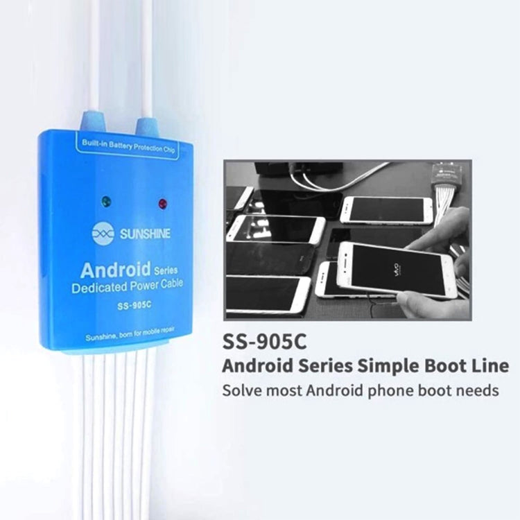 SUNSHINE SS-905C Professional Phone Service Dedicated Power Cable for Android Series
