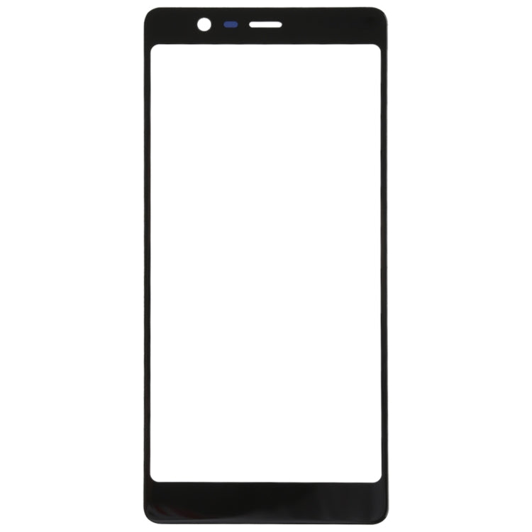 Front Screen Outer Glass Lens for Nokia 5.1 TA 1024 1027 1044 1053 1008 1030 1109(Black)