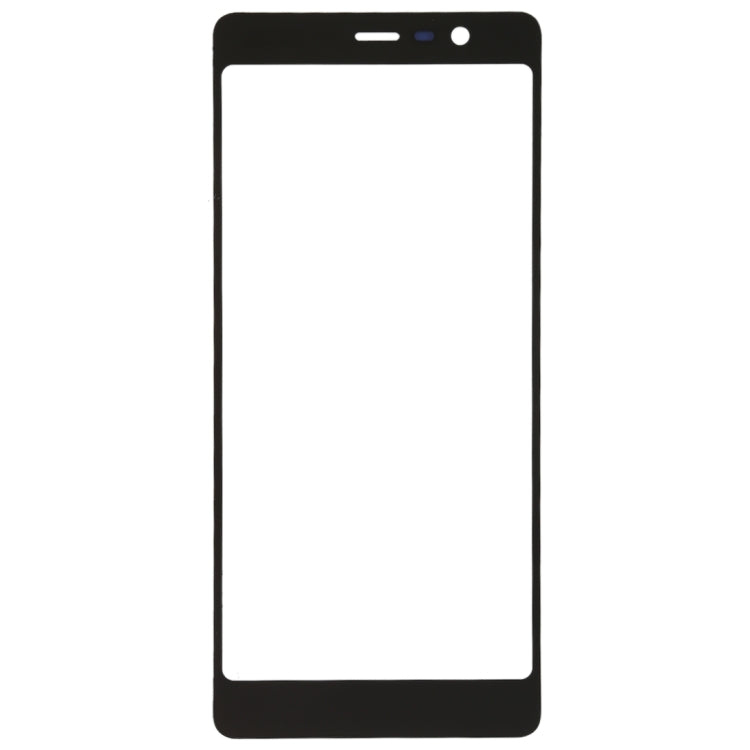 Front Screen Outer Glass Lens for Nokia 5.1 TA 1024 1027 1044 1053 1008 1030 1109(Black)