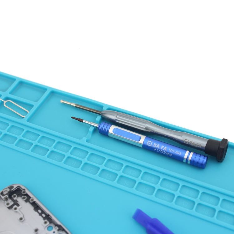 JIAFA P8840 Maintenance Platform Repair Insulation Pad Silicone Mats(Blue)