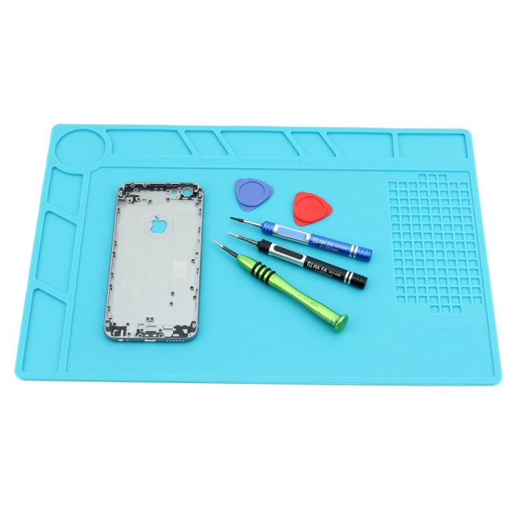 JIAFA P8841 Maintenance Platform Repair Insulation Pad Silicone Mats(Blue)