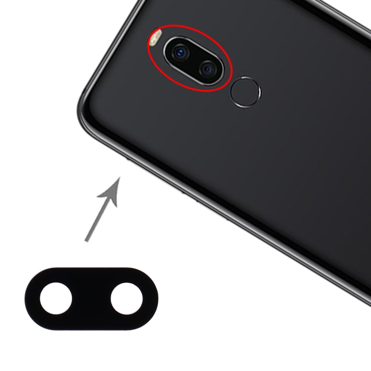 For Meizu X8 10pcs Back Camera Lens