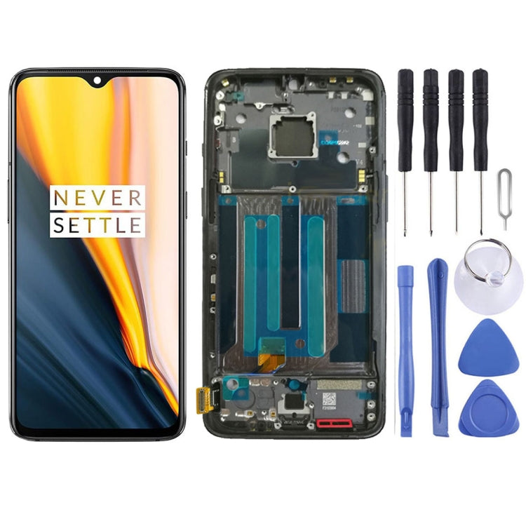 For OnePlus 7 Digitizer Full Assembly with Frame OEM LCD Screen