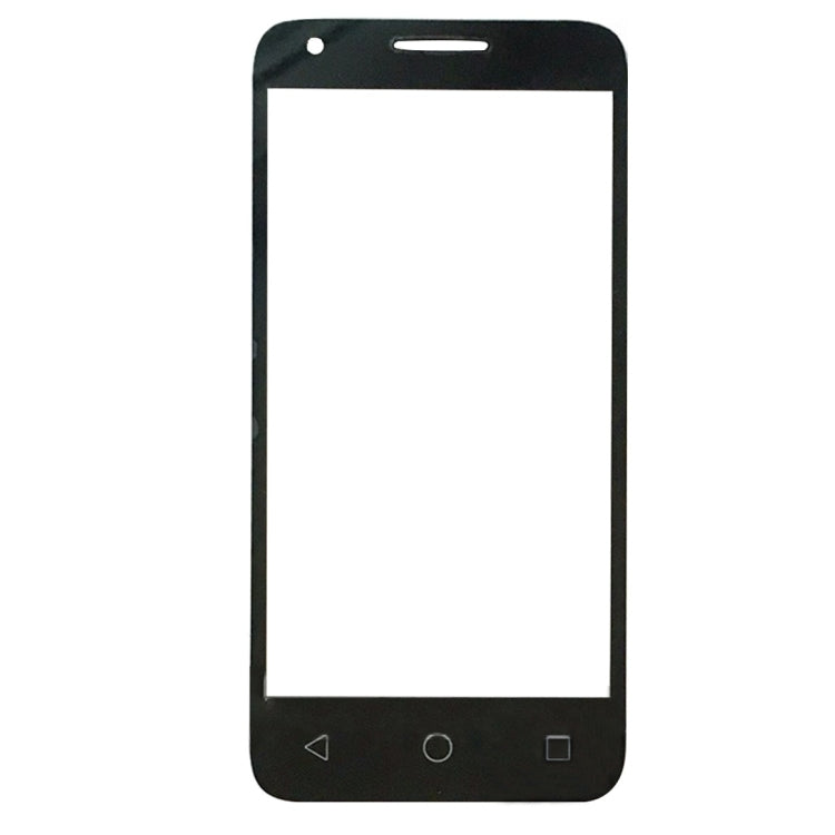 For Alcatel One Touch Pixi 3 4.5 / 5019 Front Screen Outer Glass Lens (Black)