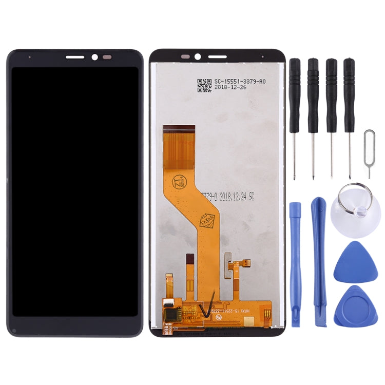 TFT LCD Screen for Wiko Y60 with Digitizer Full Assembly (Black)