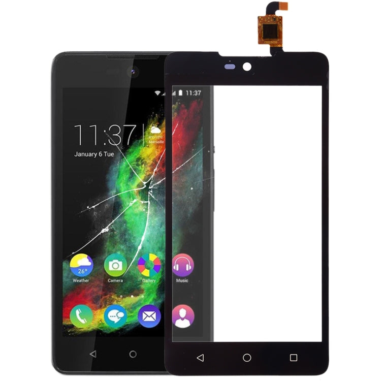 Touch Panel for Wiko Rainbow Lite(Black)