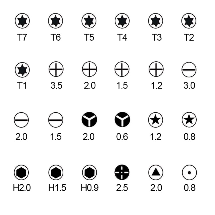27 in 1 Professional Screwdriver Repair Open Tool Kits