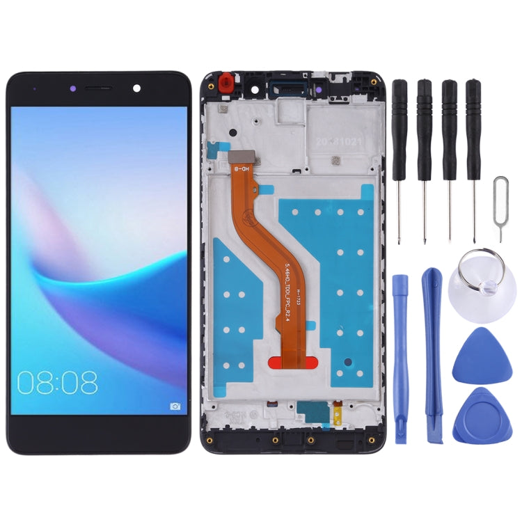 LCD Screen and Digitizer Full Assembly with Frame for Huawei Y7 (2017)
