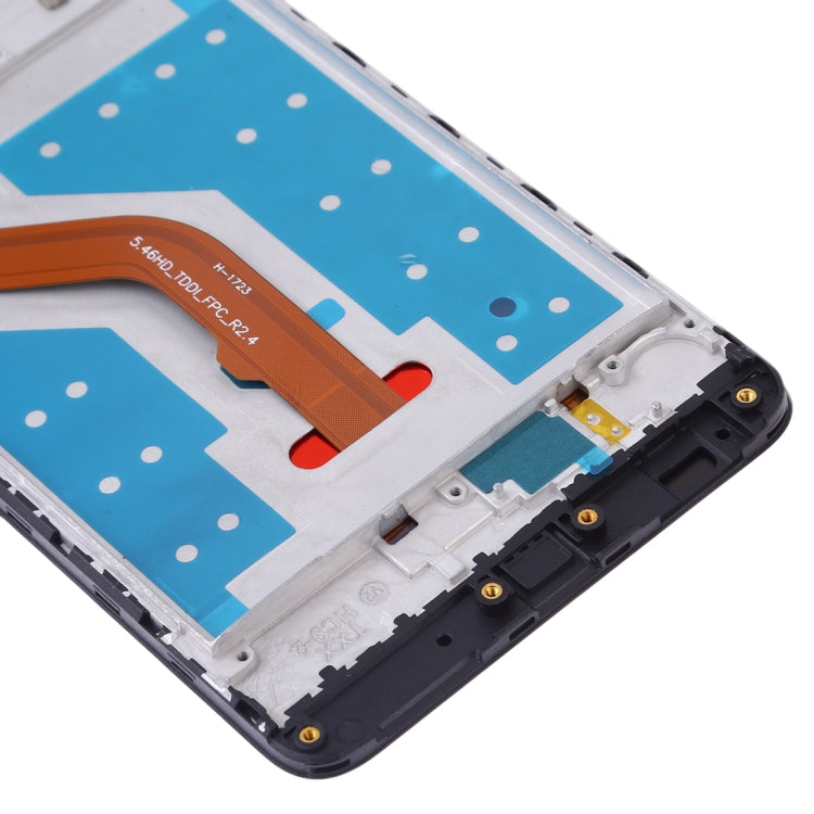 LCD Screen and Digitizer Full Assembly with Frame for Huawei Y7 (2017)
