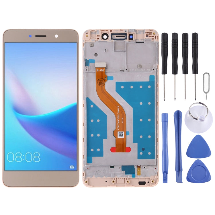 LCD Screen and Digitizer Full Assembly with Frame for Huawei Y7 (2017)