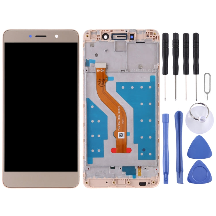 LCD Screen and Digitizer Full Assembly with Frame for Huawei Y7 (2017)
