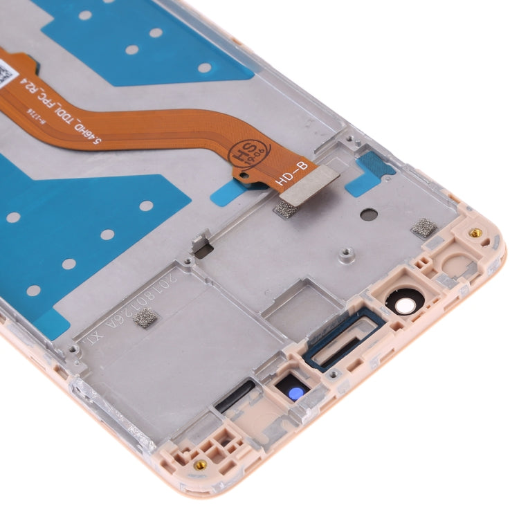 LCD Screen and Digitizer Full Assembly with Frame for Huawei Y7 (2017)
