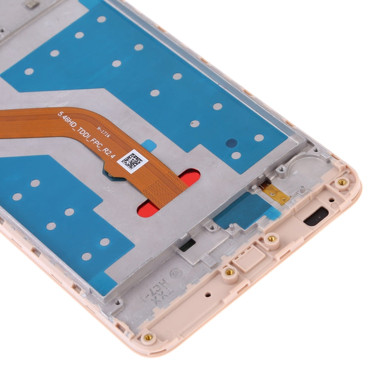 LCD Screen and Digitizer Full Assembly with Frame for Huawei Y7 (2017)