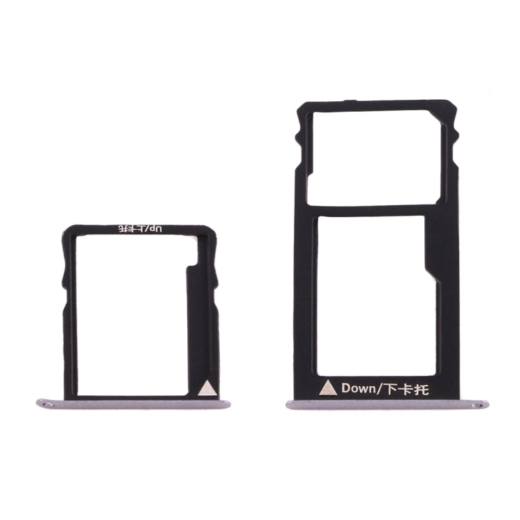 For Huawei Honor 5X / GR5 Micro SIM Card Tray + Nano SIM & Micro SD Card Tray