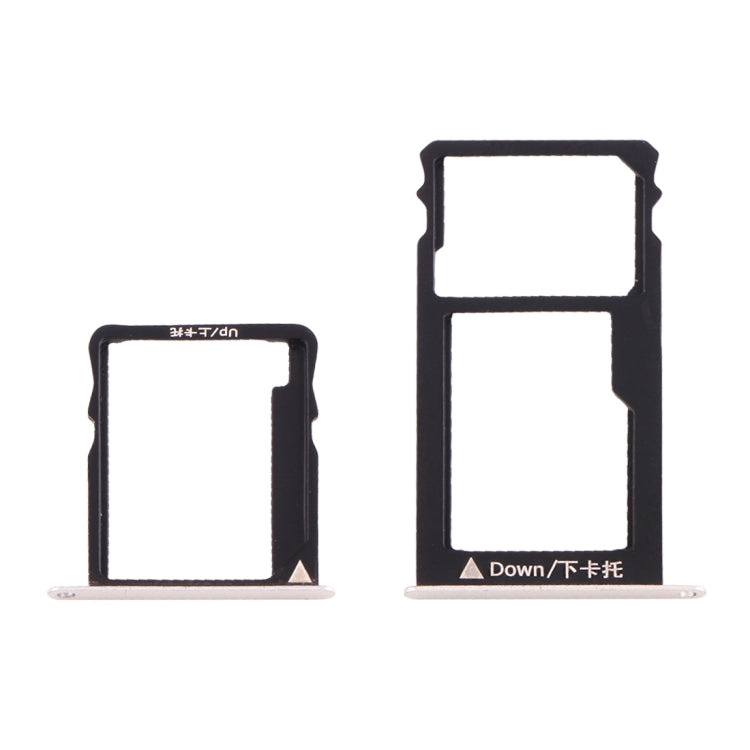 For Huawei Honor 5X / GR5 Micro SIM Card Tray + Nano SIM & Micro SD Card Tray