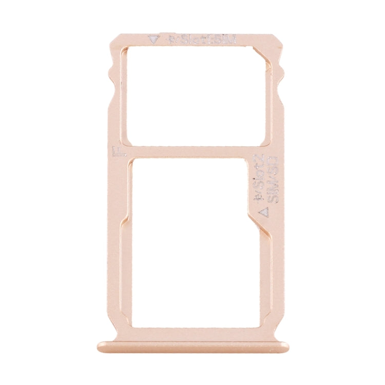 For Huawei Mate S Nano SIM Card Tray + Nano SIM / Micro SD Card Tray