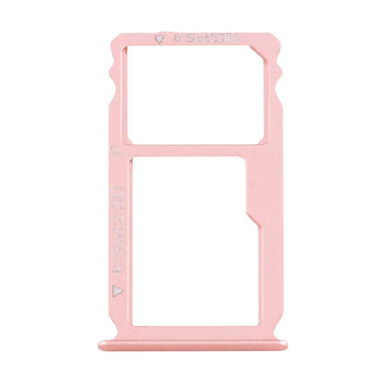 For Huawei Mate S Nano SIM Card Tray + Nano SIM / Micro SD Card Tray