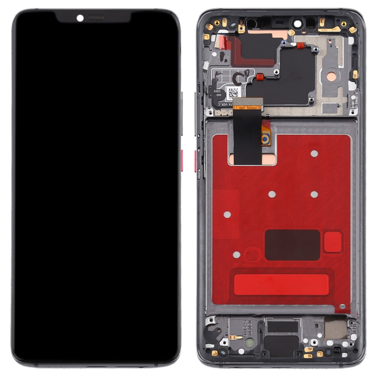 Original OLED LCD Screen for Huawei Mate 20 Pro Digitizer Full Assembly with Frame(Black)