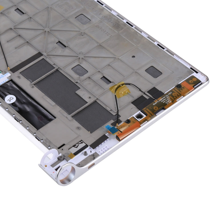 OEM LCD Screen for Lenovo YOGA Tablet 10 / B8000 Digitizer Full Assembly with Frame (Silver)