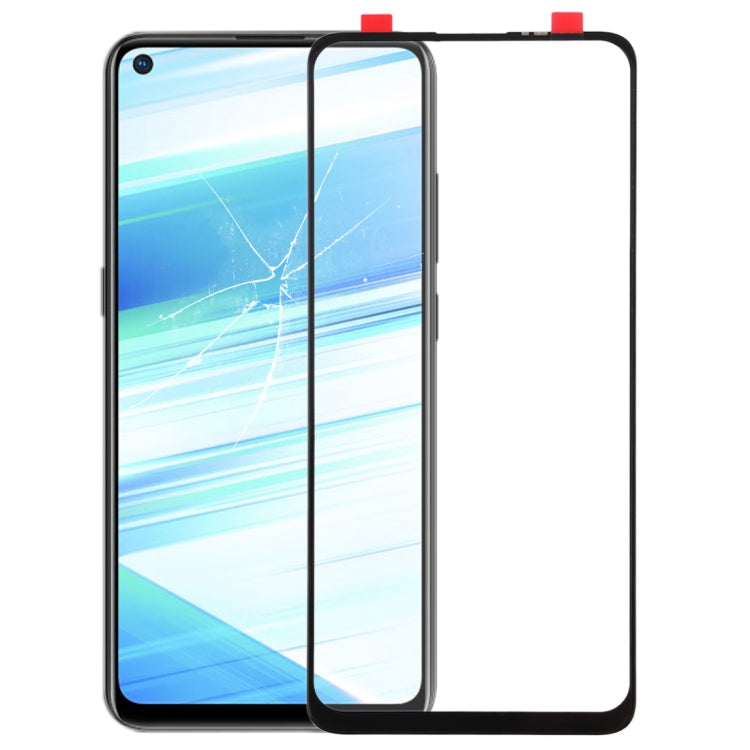 For Vivo Z5x Front Screen Outer Glass Lens (Black)