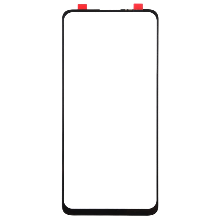 For Vivo Z5x Front Screen Outer Glass Lens (Black)