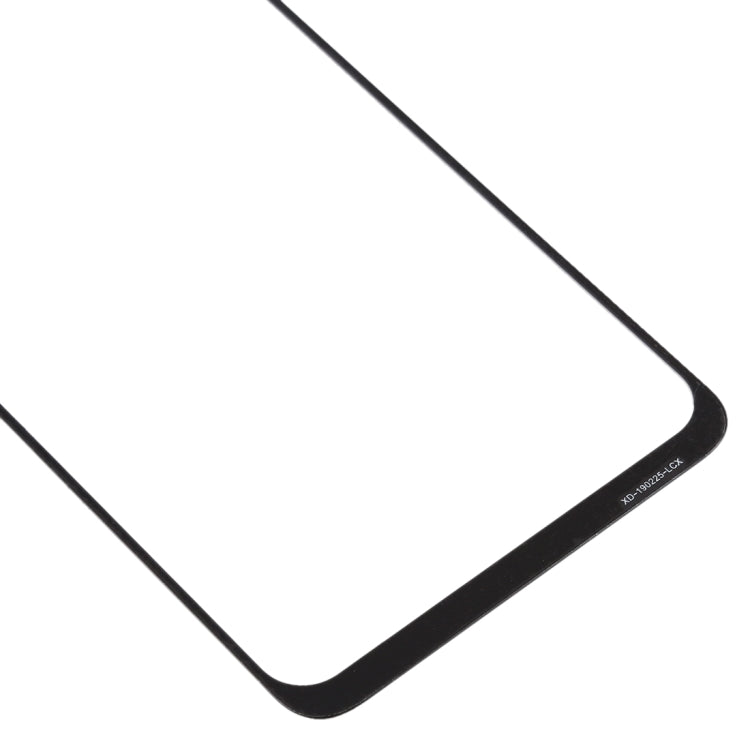 For Vivo Z5x Front Screen Outer Glass Lens (Black)