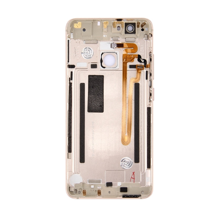 For Huawei nova Battery Back Cover (Champagne Gold + White)