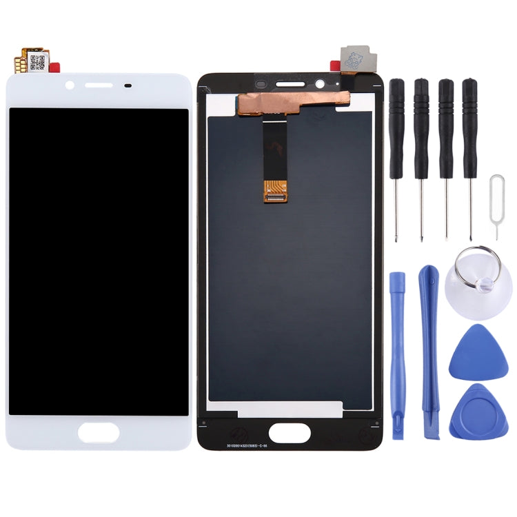 TFT LCD Screen for Meizu Meilan E2 with Digitizer Full Assembly(White)