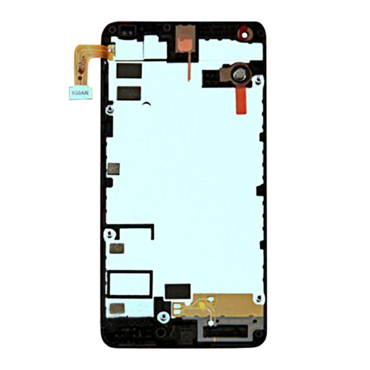 TFT LCD Screen for Microsoft Lumia 550 Digitizer Full Assembly with Frame (Black)