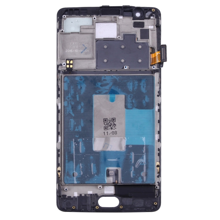 For OnePlus 3 / A3003 Digitizer Full Assembly with Frame OEM LCD Screen(Black)