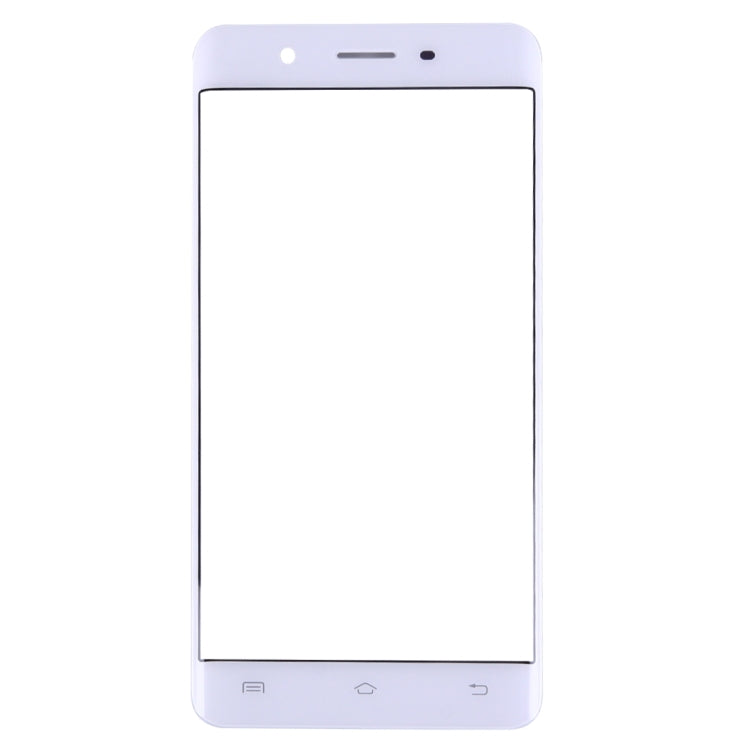 For vivo X Play5 Front Screen Outer Glass Lens (Curved)(White)