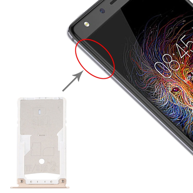 For Infinix Zero 4 Plus X602 SIM Card Tray + SIM Card Tray / Micro SD Card Tray