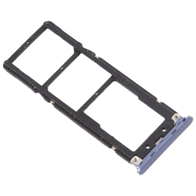 For Infinix Note 5 X604 SIM Card Tray + SIM Card Tray + Micro SD Card Tray (Grey)