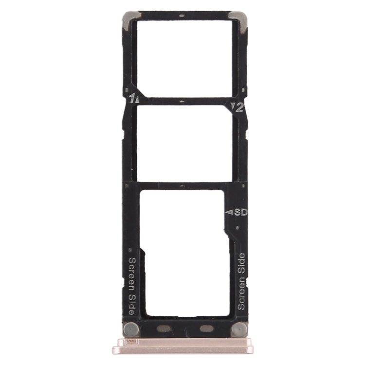 For Tecno Camon X Pro CA8 SIM Card Tray + SIM Card Tray + Micro SD Card Tray