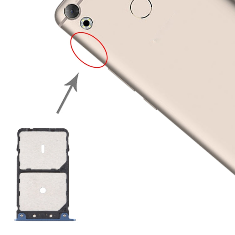 For Tecno Camon CX C10 SIM Card Tray + SIM Card Tray