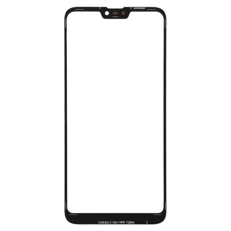 Front Screen Outer Glass Lens for Asus Zenfone Max Shot / Zenfone Max Plus (M2) / ZB634KL (Black)