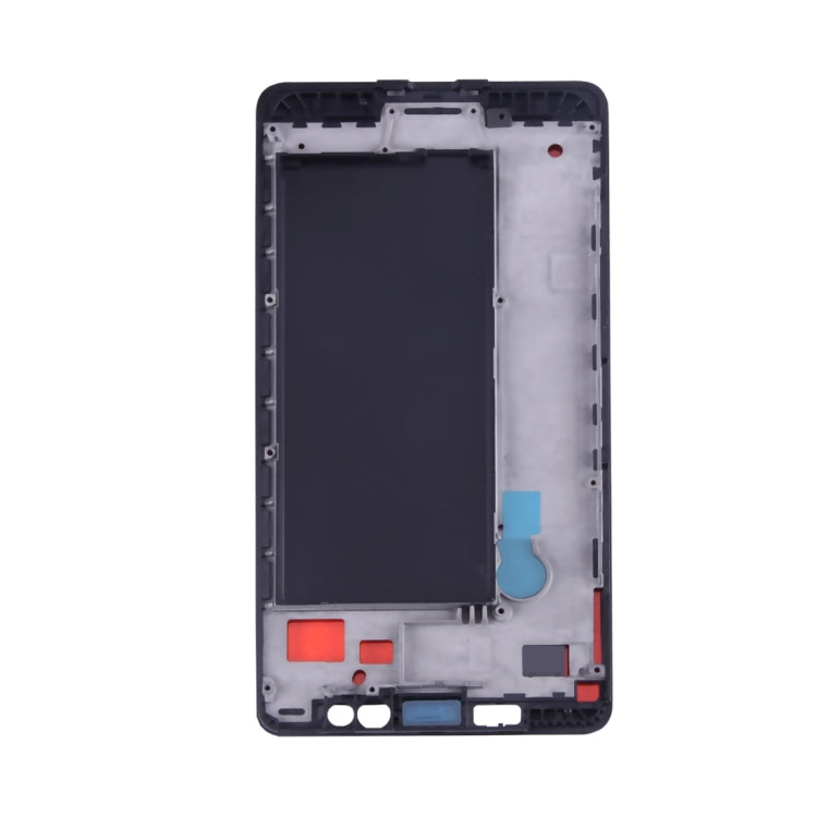 Front Housing LCD Frame Bezel Plate for Microsoft Lumia 950(Black)
